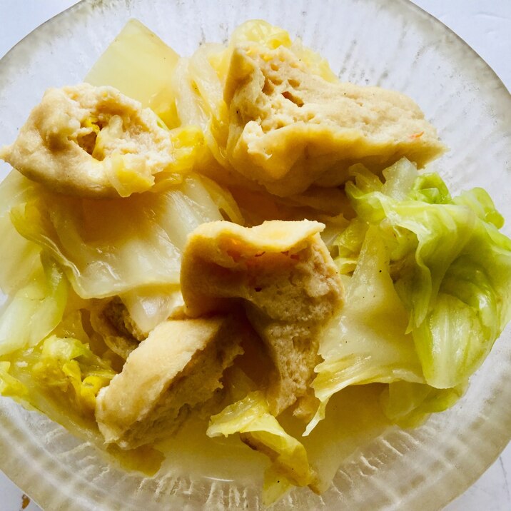 白菜と大根とがんもどきの海老風味煮物